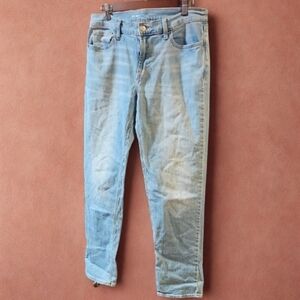 Old Navy Mid-Rise Wow Boyfriend Jeans - Light Blue